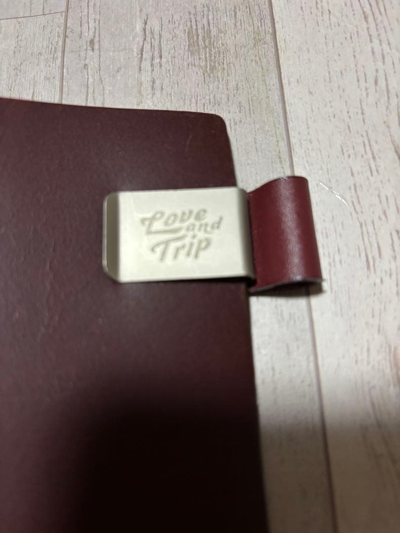 【限定】トラベラーズノートパスポートサイズ RED Love and Trip
