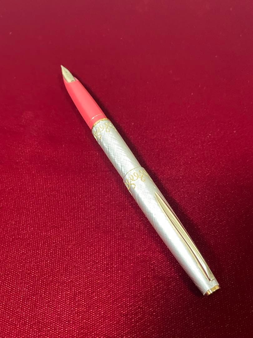 1970年代製造　新品未使用　レディ　18K　F パイロット　万年筆　美品