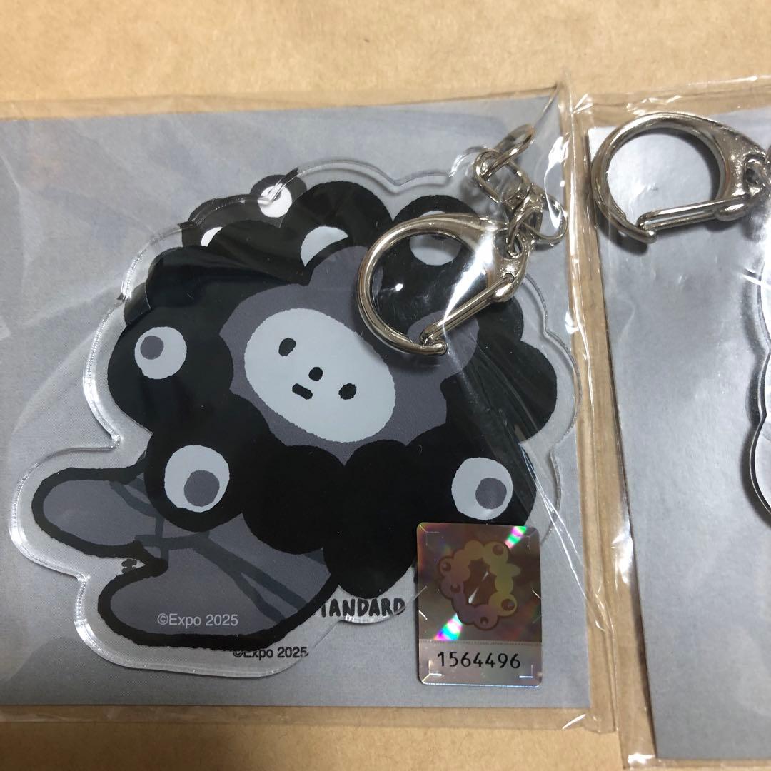 ミャクミャク　きっこうちゃん　アクリルキーホルダー　2個
