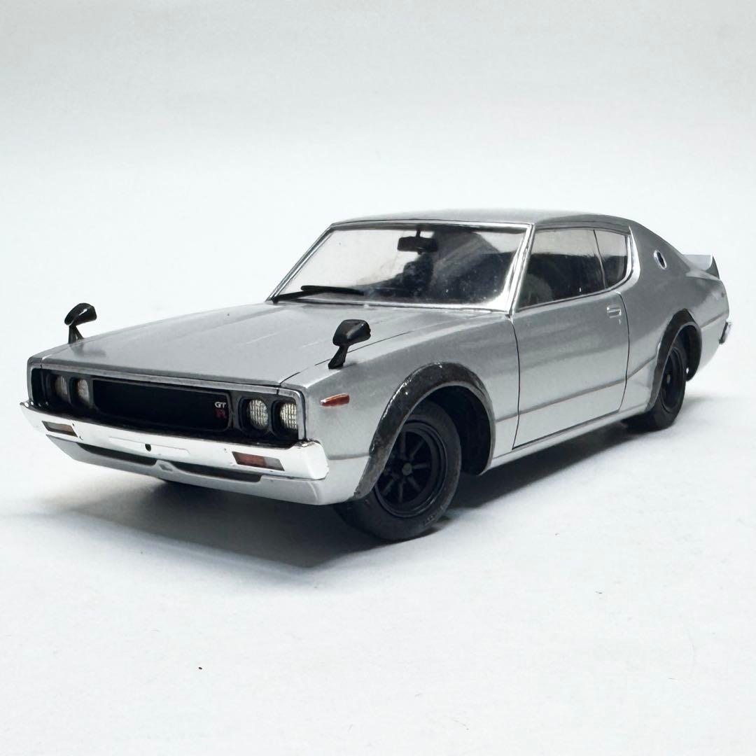 アオシマ フジミ 1/24 スカイライン 3世代 完成品