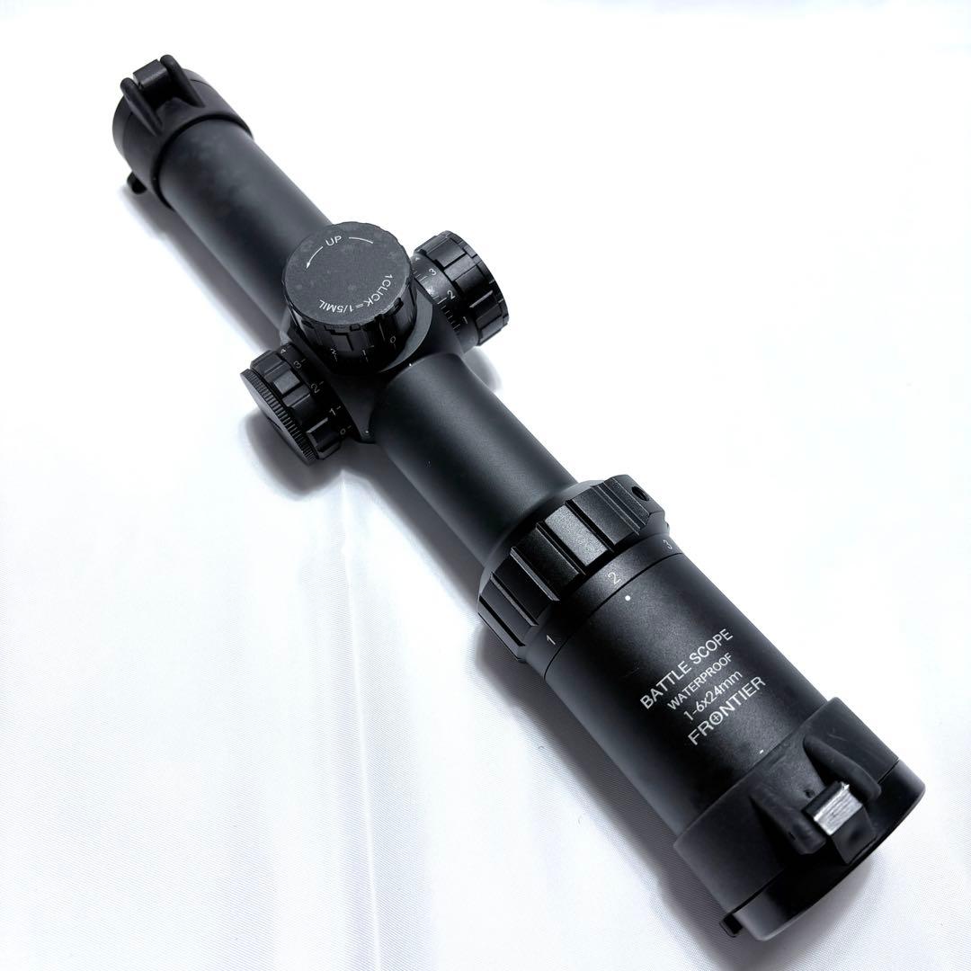 高性能 フロンティア オリジナル CQB 1-6x24 ライフルスコープ