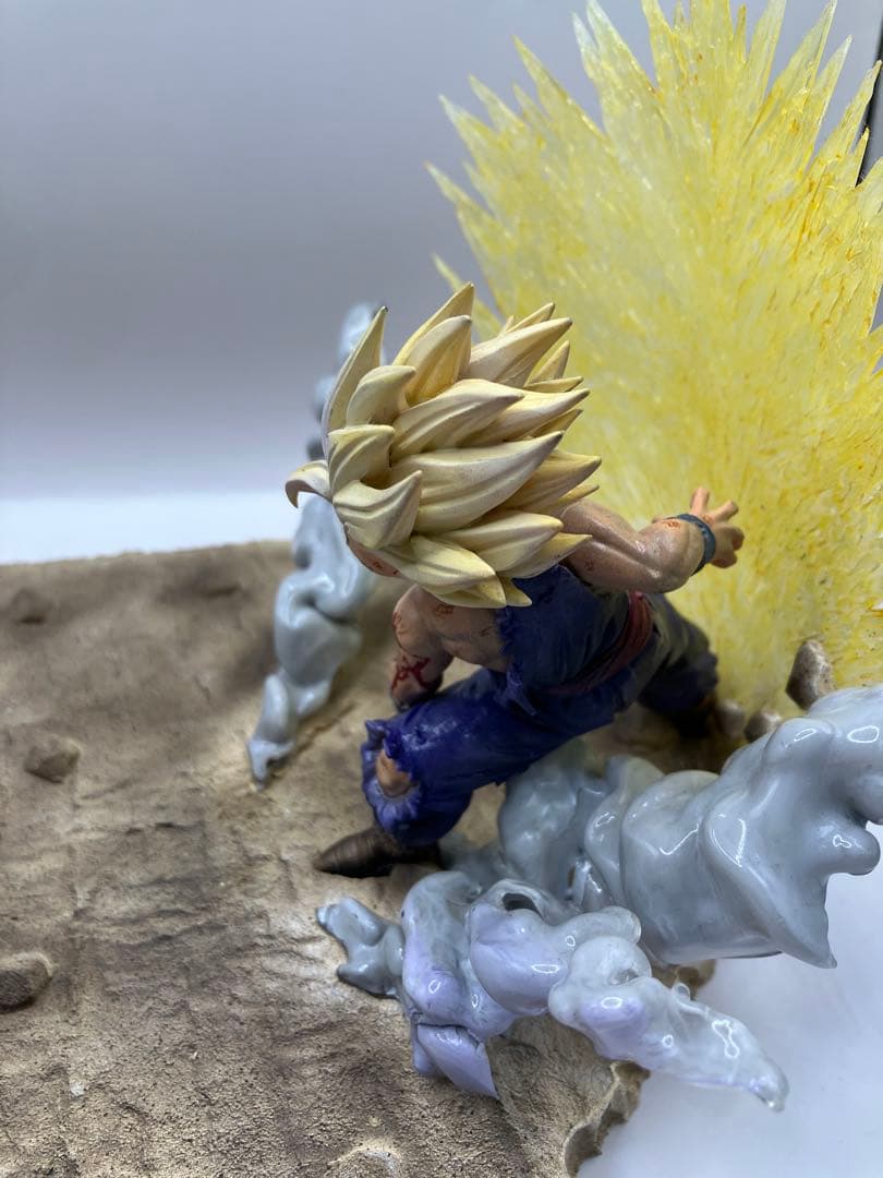 【リペイント】　ドラゴンボール　セル　悟飯　ジオラマ　フィギュア