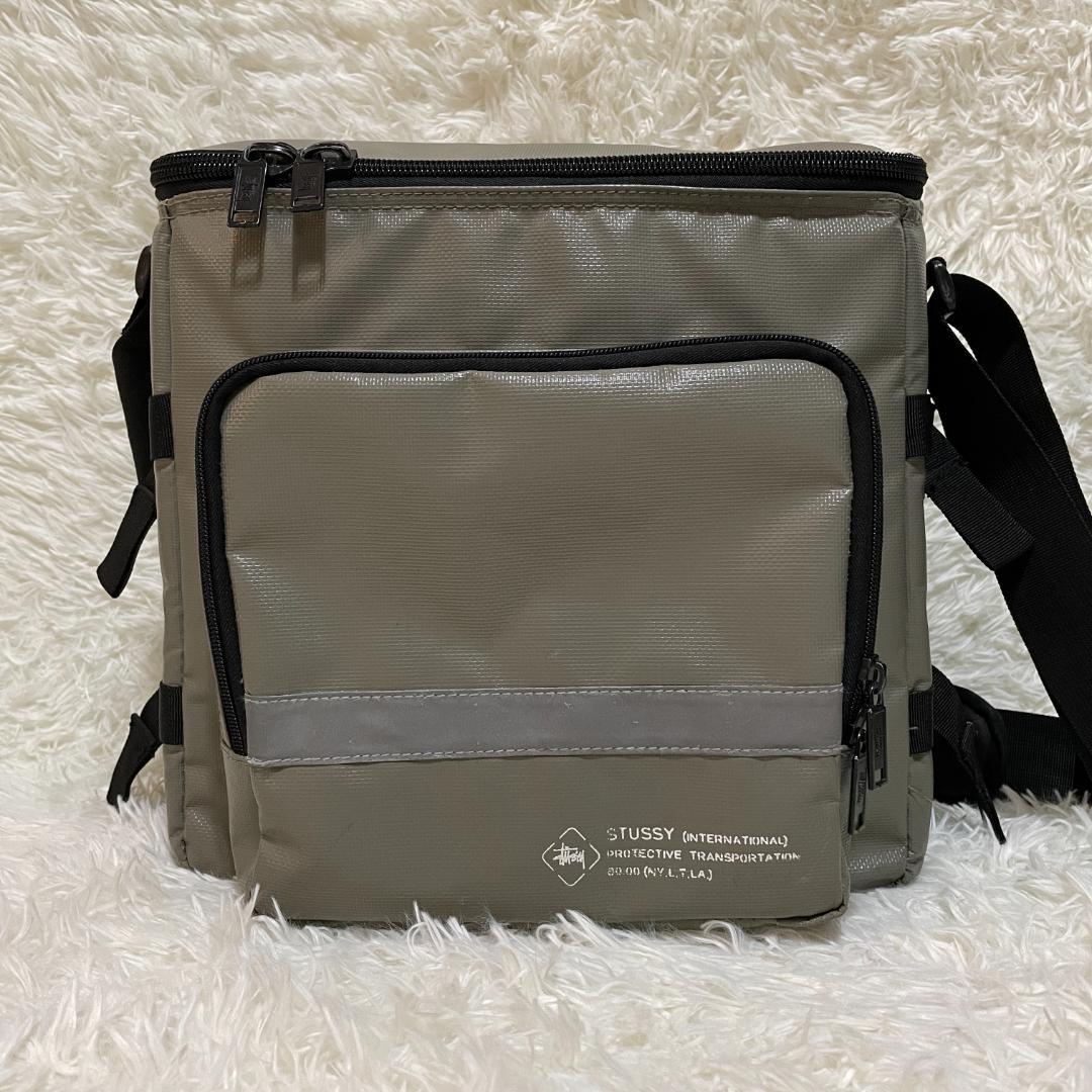 90’s old stussy　オールド ステューシー　レコードバッグ　紺タグ