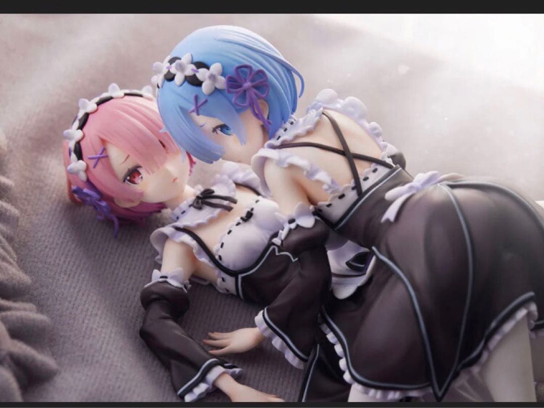 リゼロ　レム　ラム　フィギュア　フリュー　正規品　新品未開封　メイド