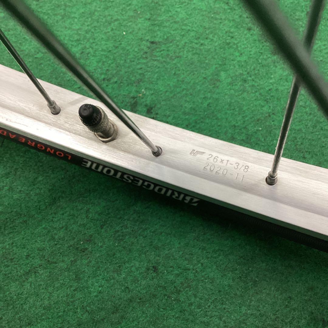 アルミリム　後輪 26x1-3/8 タイヤ付　内装3段　26インチ　リア