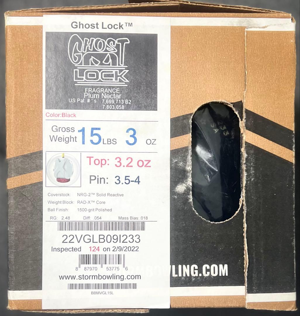 ★15ポンド新品★ゴーストロック★ストーム★STORM GHOST LOCK★
