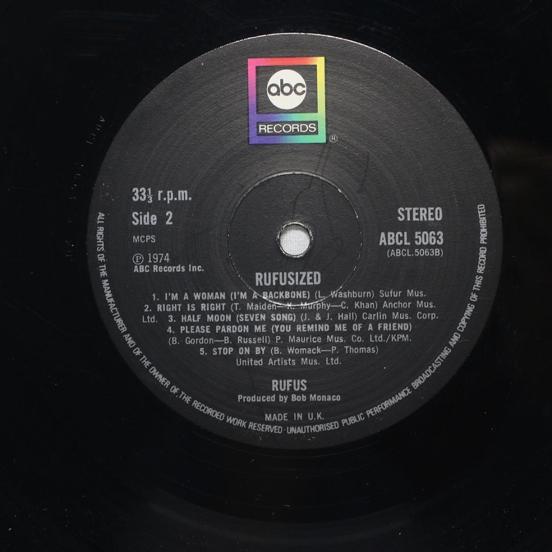 英LP Rufus featuring Chaka Khan Rufusized