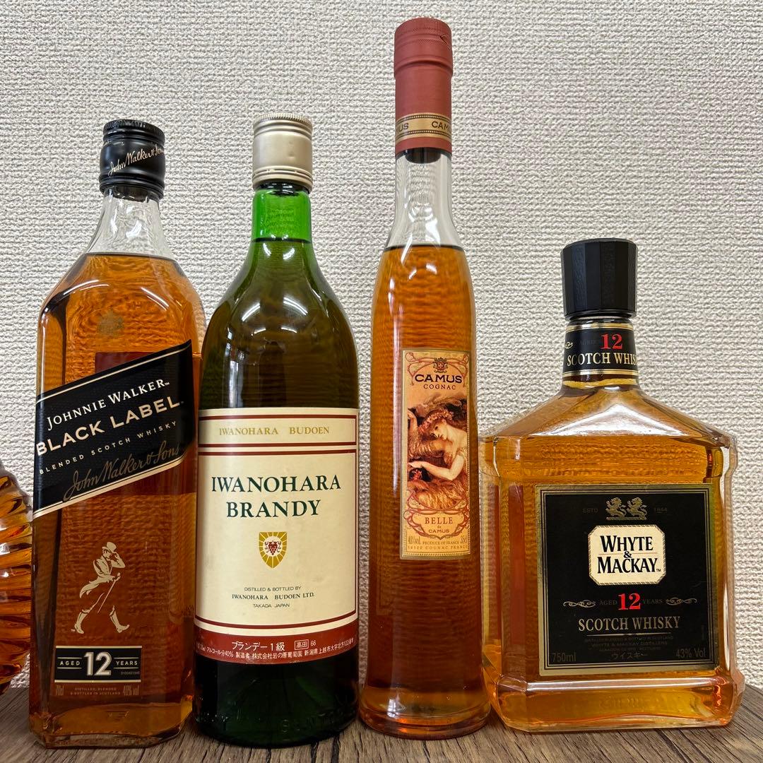 古酒まとめ　ウイスキー　ブランデー　6本まとめ