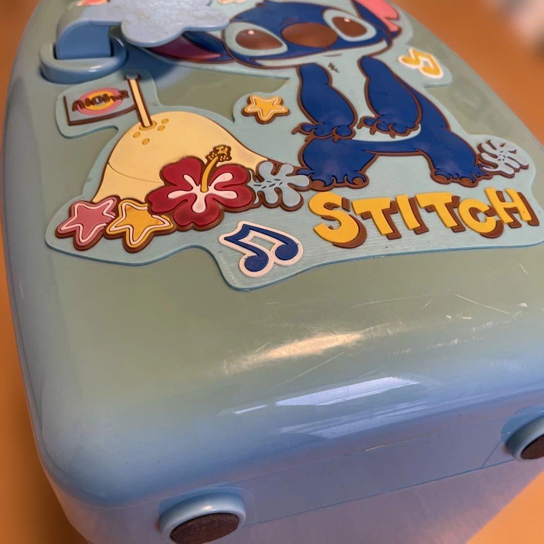 ヴィンテージ♡スティッチ！ポータブル冷蔵庫　クーラーボックス☆