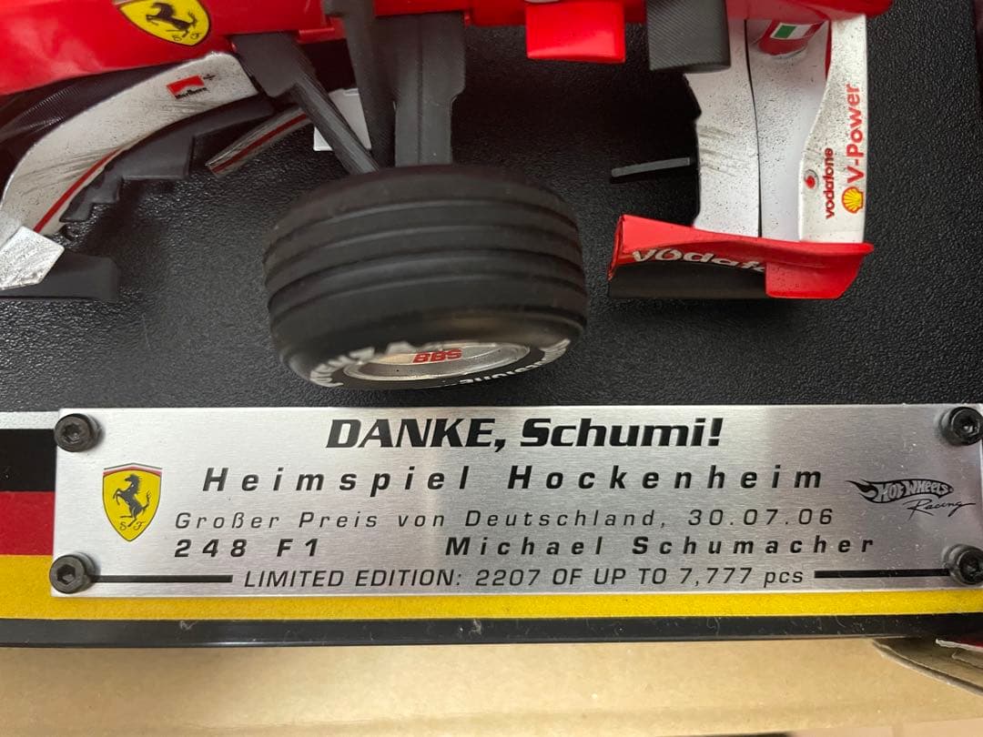 1/18 フェラーリ 248F1 M.シューマッハ 限定 マルボロ