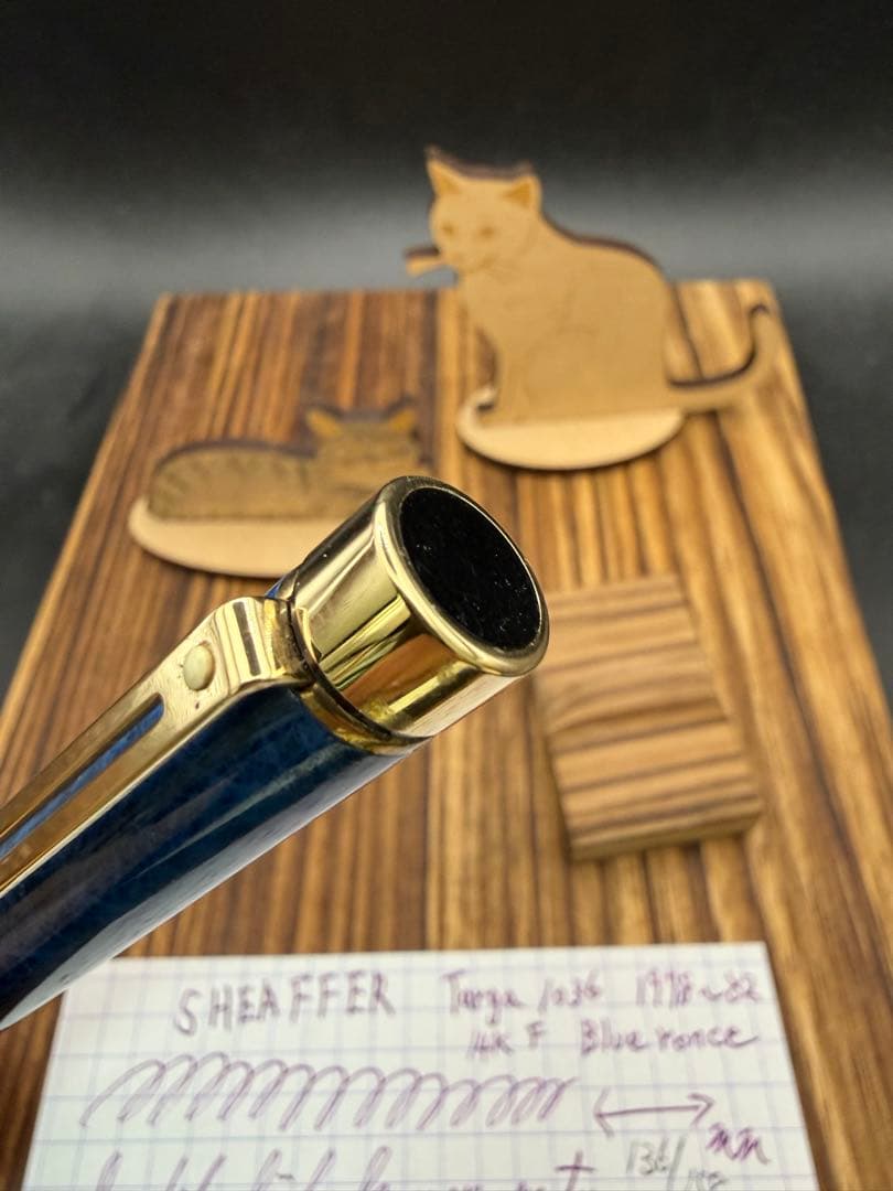 SHEAFFER 万年筆 タルガ 1036 Blue Ronce 14K