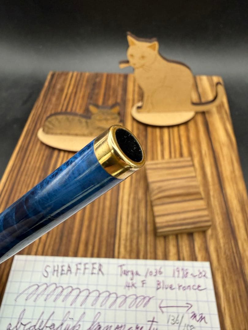 SHEAFFER 万年筆 タルガ 1036 Blue Ronce 14K