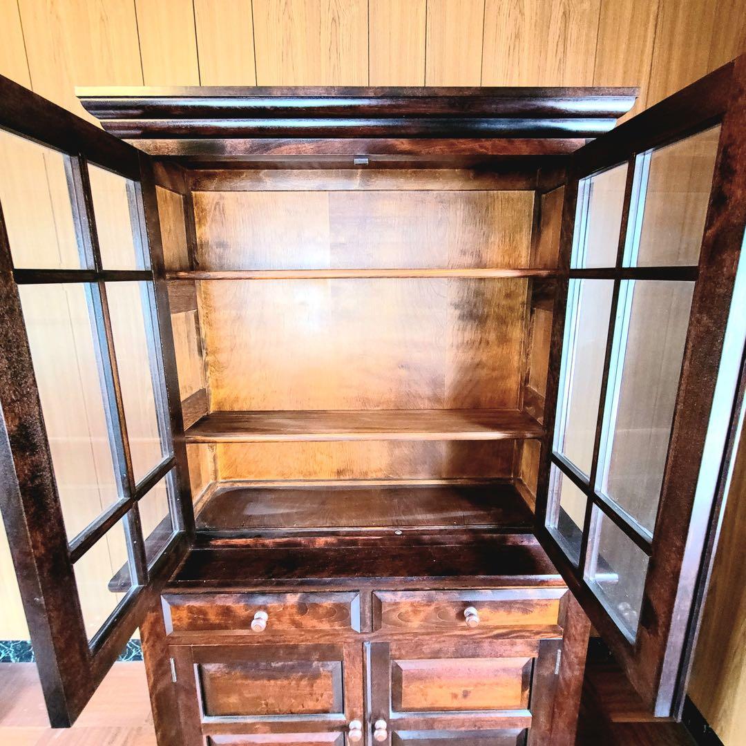 松本民芸家具 ミズメザクラ 食器棚