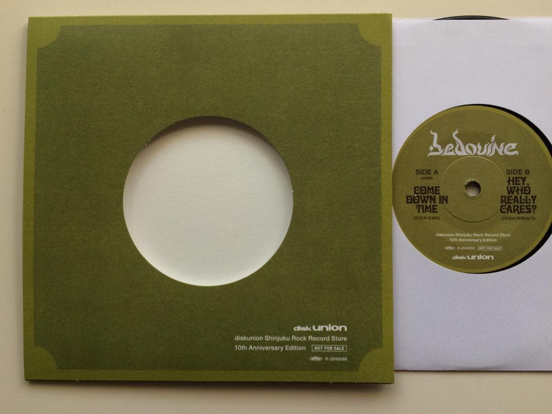 DISK UNION 10周年記念 BEDOUINE 非売品レコード