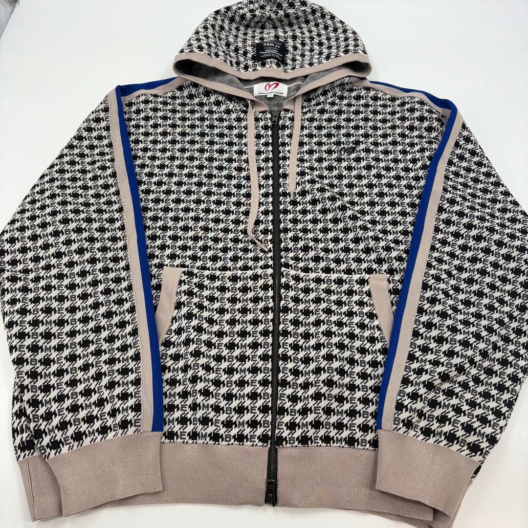 美品　マスターバニーエディション　モノグラム　ニットパーカー　6(XL) 717
