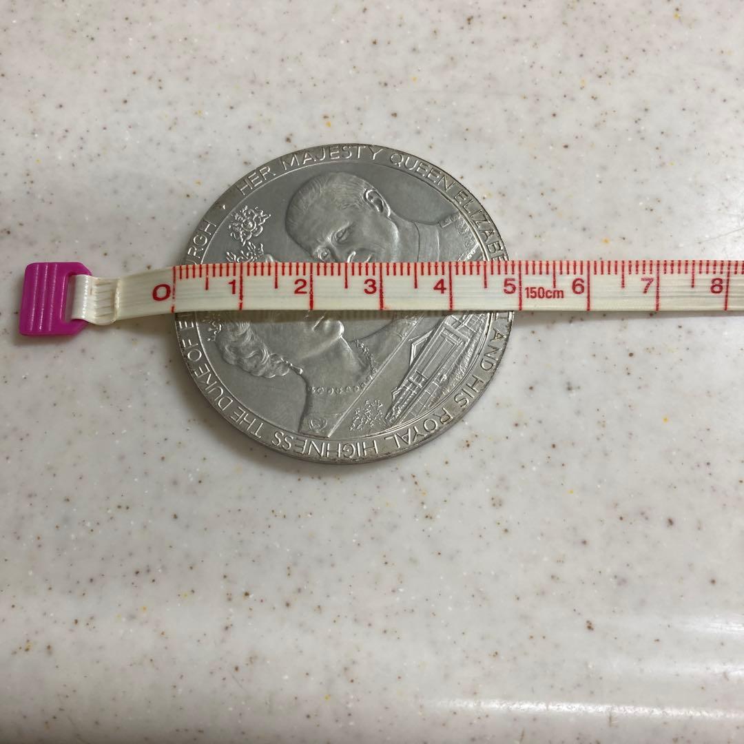 昭和天皇皇后両陛下御訪英記念銀メダル✳︎925/1000スターリングシルバー