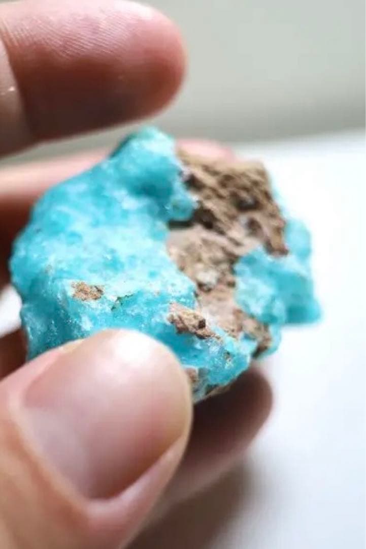 希少 コンゴ Mfouati鉱山 ブルーヘミモルファイト　鉱物標本　原石　結晶