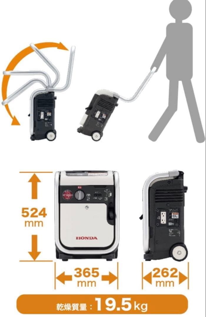 【⭐️新品・未使用】HONDA EU9iGB ポータブル発電機