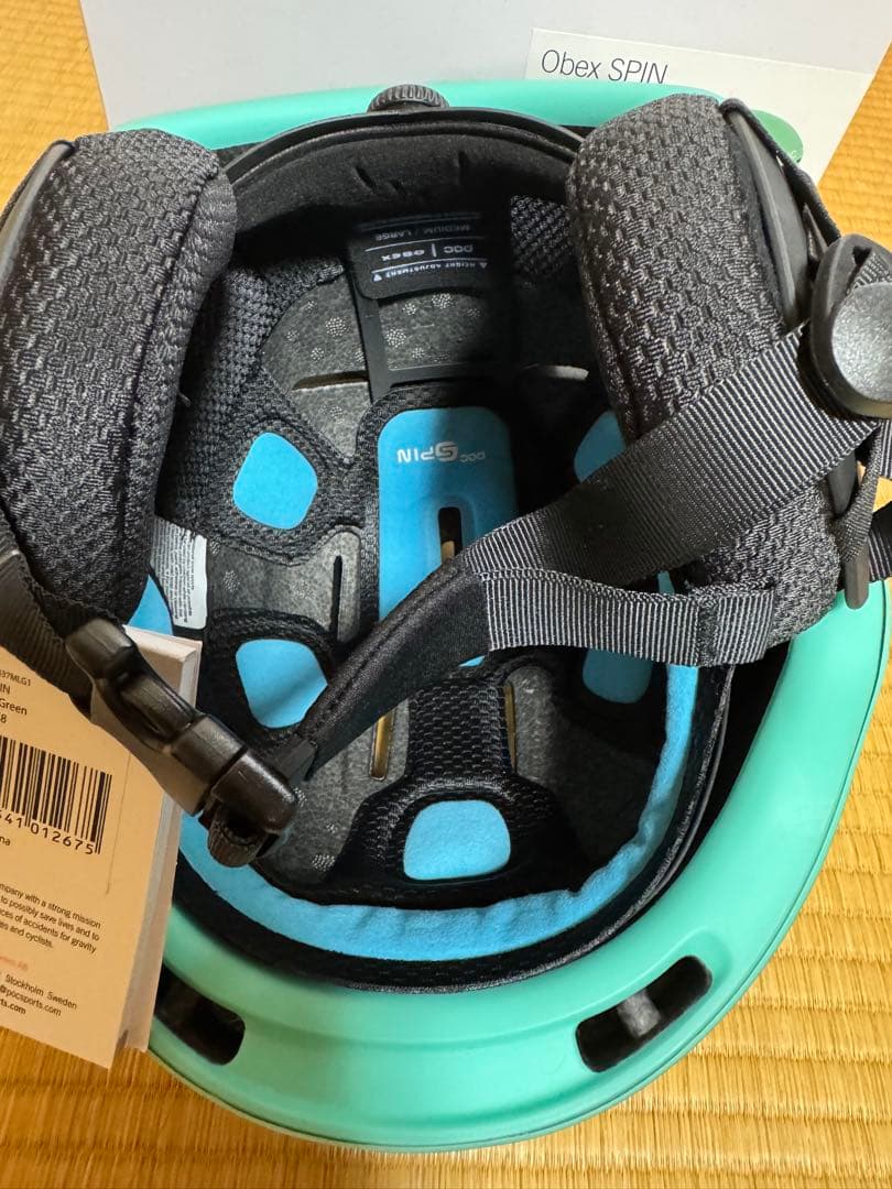 POC Obex SPIN ヘルメット　ミントグリーン　55-58