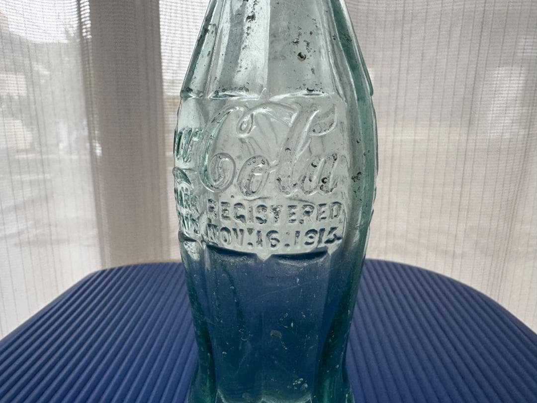 コカコーラ　コンツアーボトル　瓶　初代1915 年　★珍品厚底