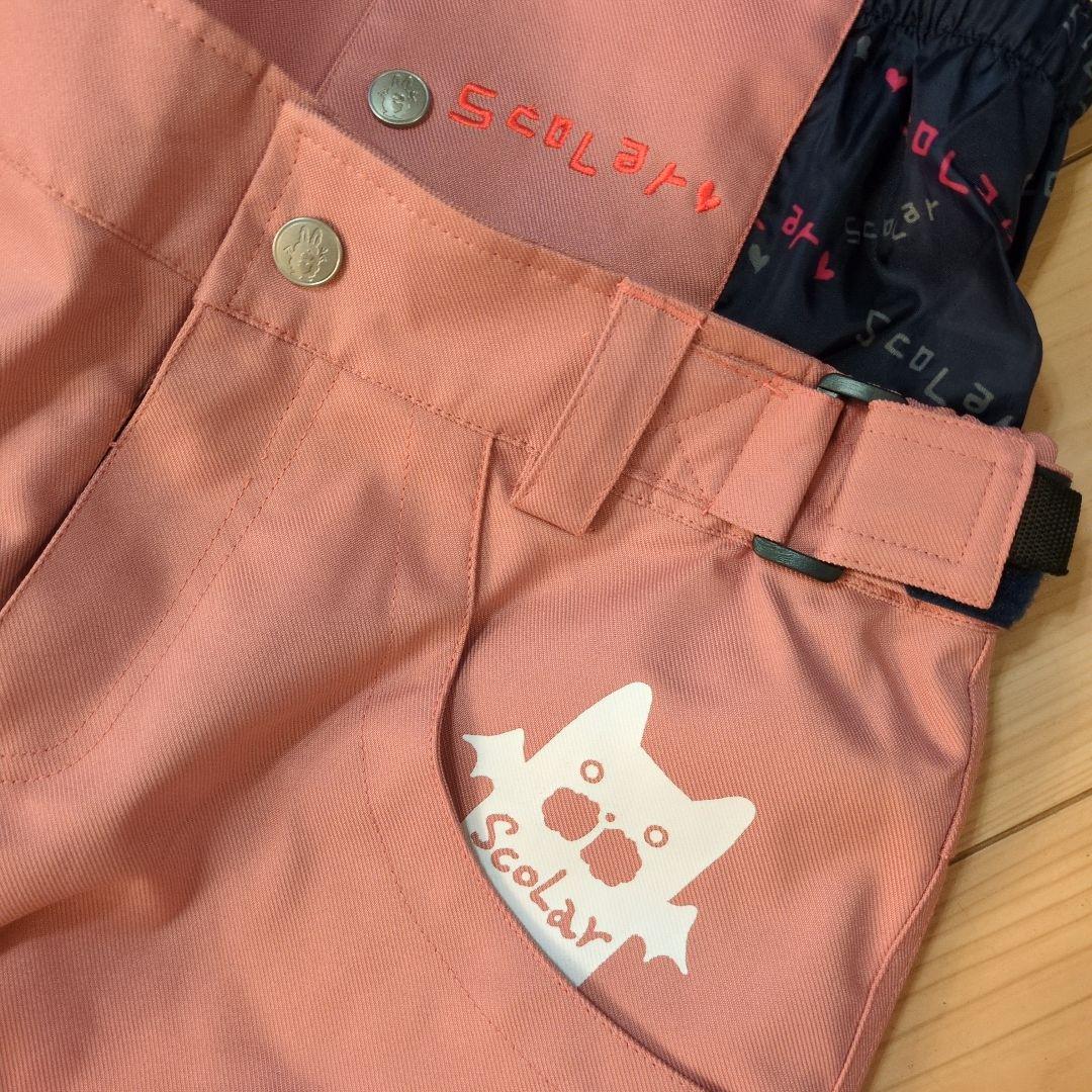 極美品！　スカラー　スノーウェア　上下セット　花柄　上L下S　スノーボード