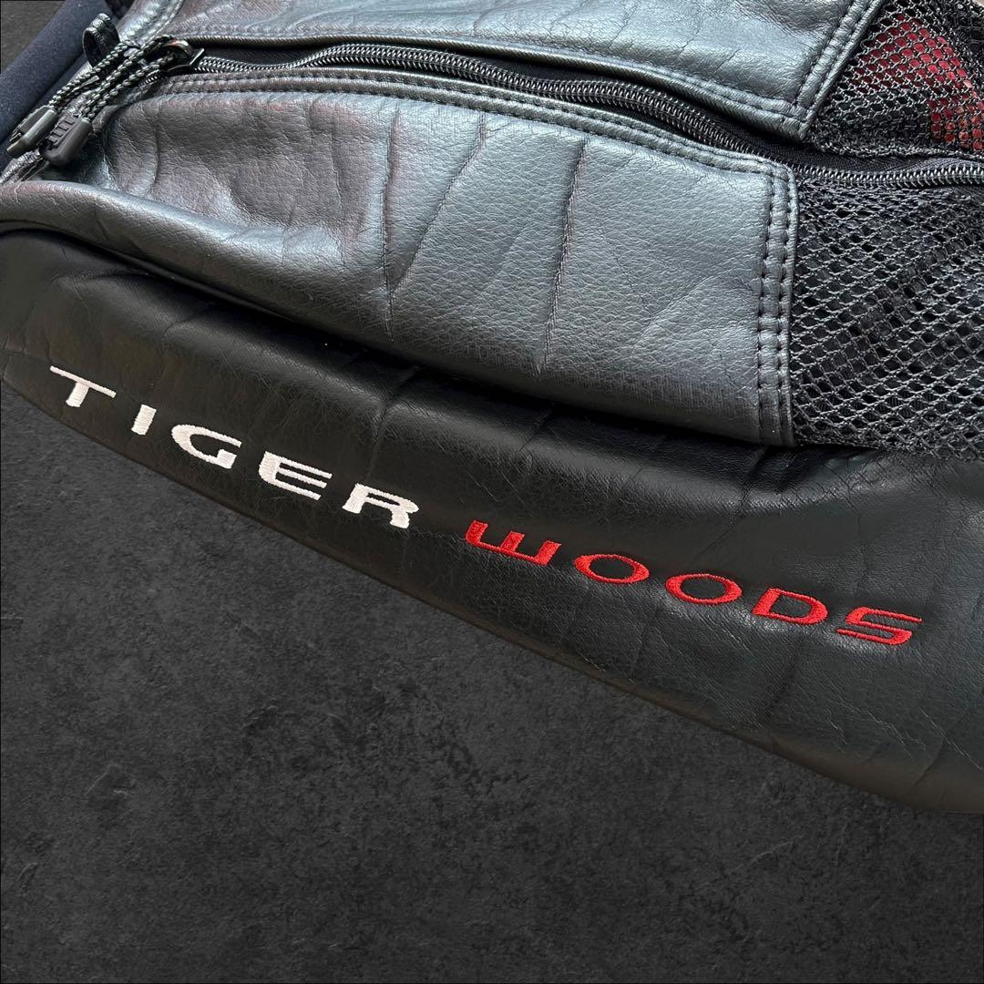 【新品未使用】00s Nike golf タイガーウッズ　シューズケース　黒　革