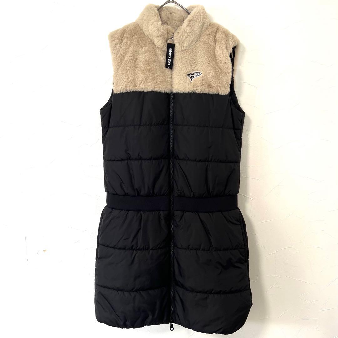 BEAMS GOLF ビームスゴルフ　ボア　ダウンワンピース　防寒　コート　S