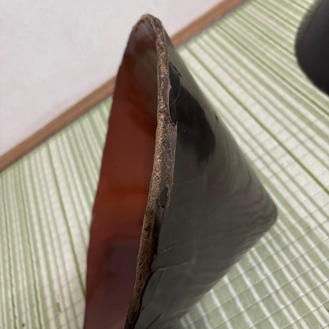 陣笠　サムライ　武具　帽子　戦国　工芸品　骨董品　時代物　漆　2個セット