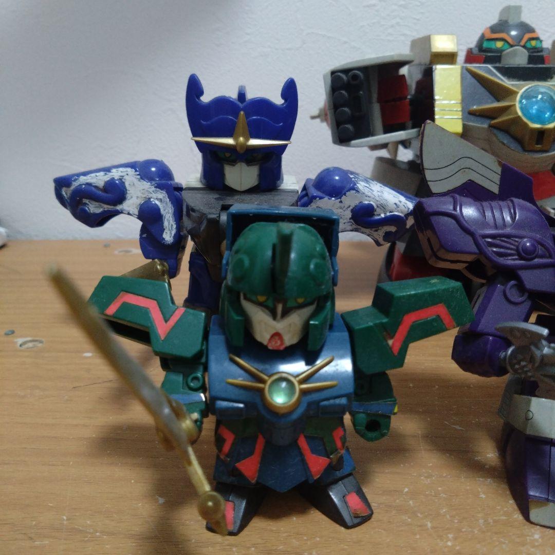 元祖SDガンダム　プラモデル　機甲神6体セット　組立済み