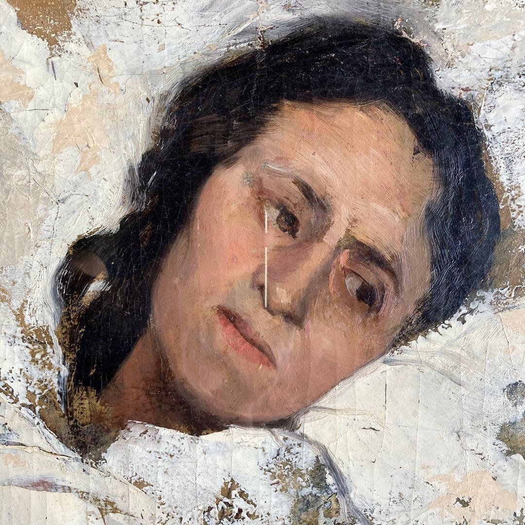 //ちよりん//T. Goudi,Limn 人物画 特注額絵41×53cm
