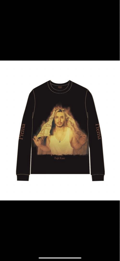 Black Prema Long Sleeve T-Shirt XL 藤井風