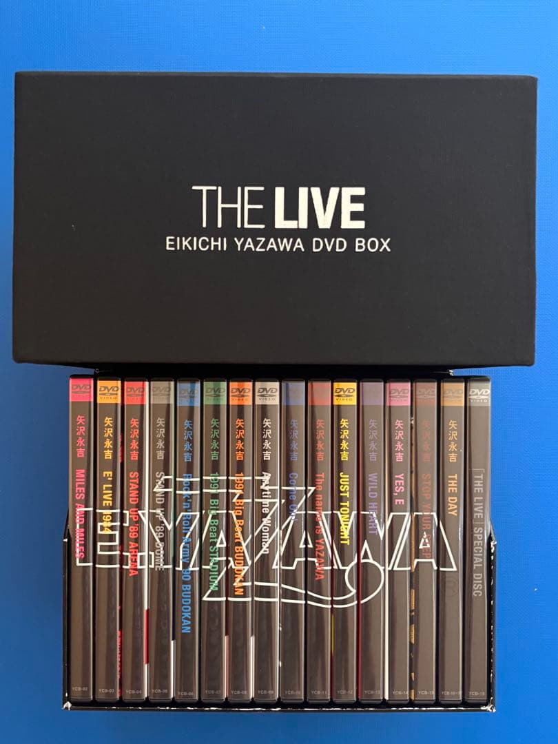 矢沢永吉　THE LIVE DVD BOX 17枚組　【美品】