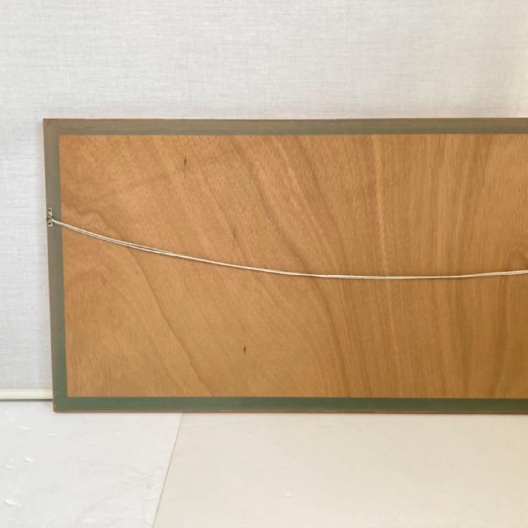 中村憲之 さくらんぼ シルクスクリーン 大型 横長 青色 ポップ モダン レトロ