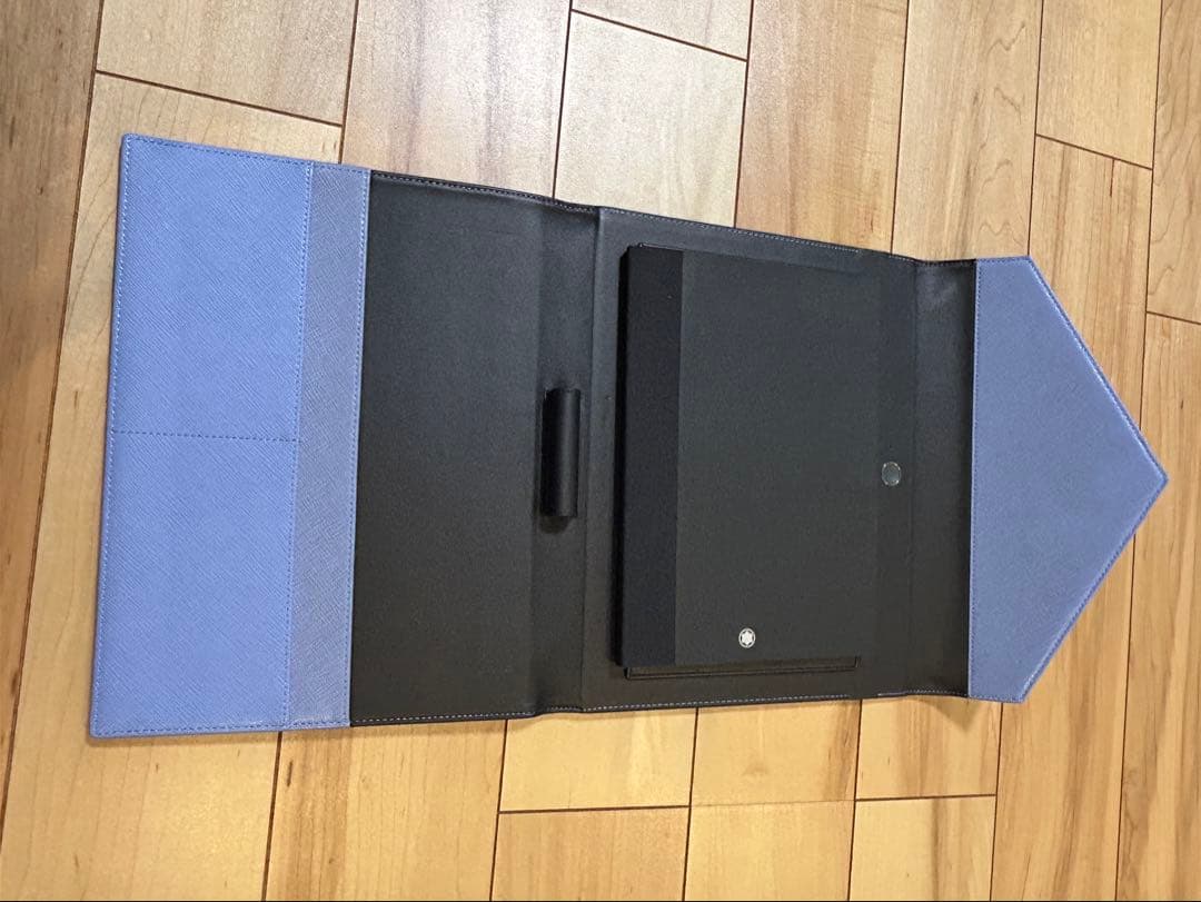未使用品★モンブラン オーグメントペーパー ライトブルー　ボールペン　ノート付