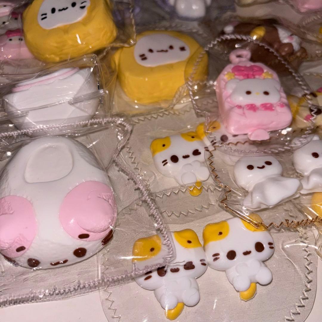 【最終値下げ】スクイーズ　まとめ売り　平成　パン　モモンガ　おまけ付き
