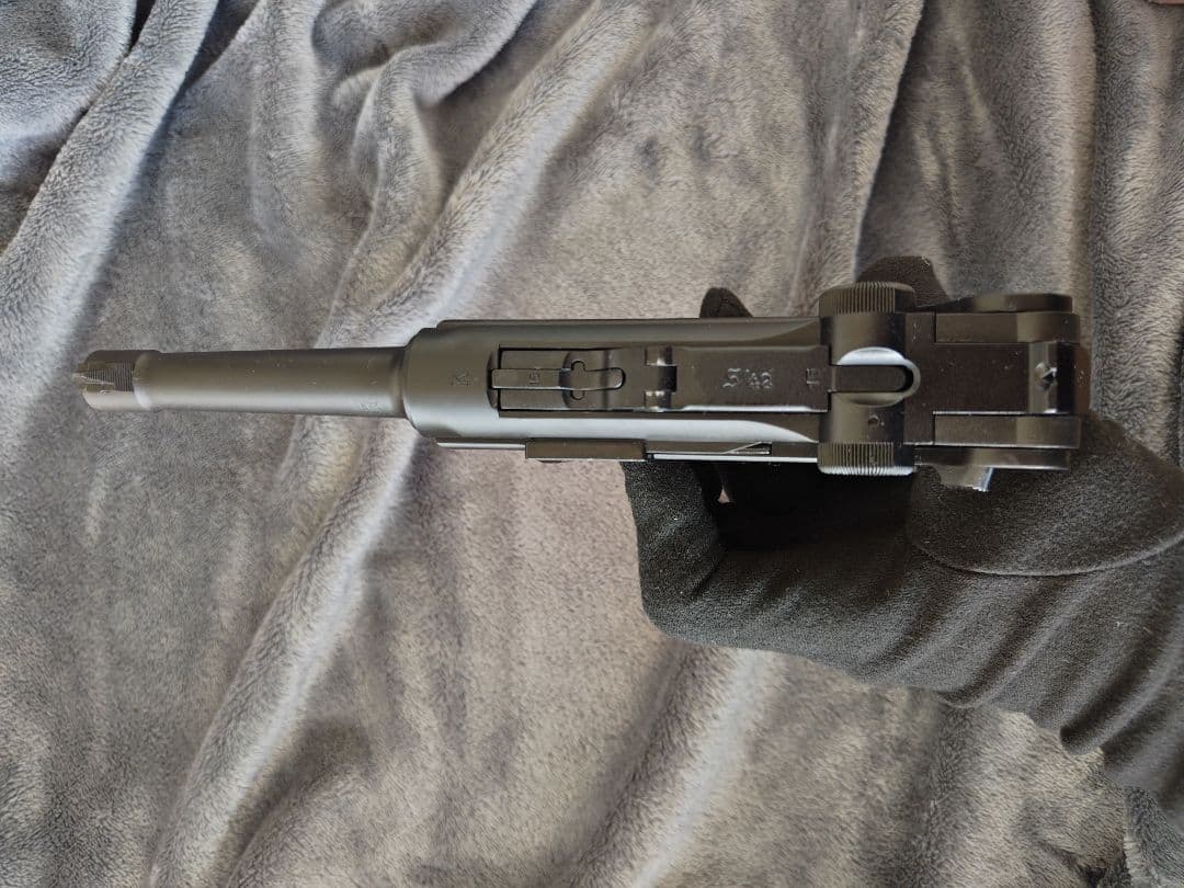 TANAKA LUGER P08 4inch HW ガスブロ マグ無 木グリ