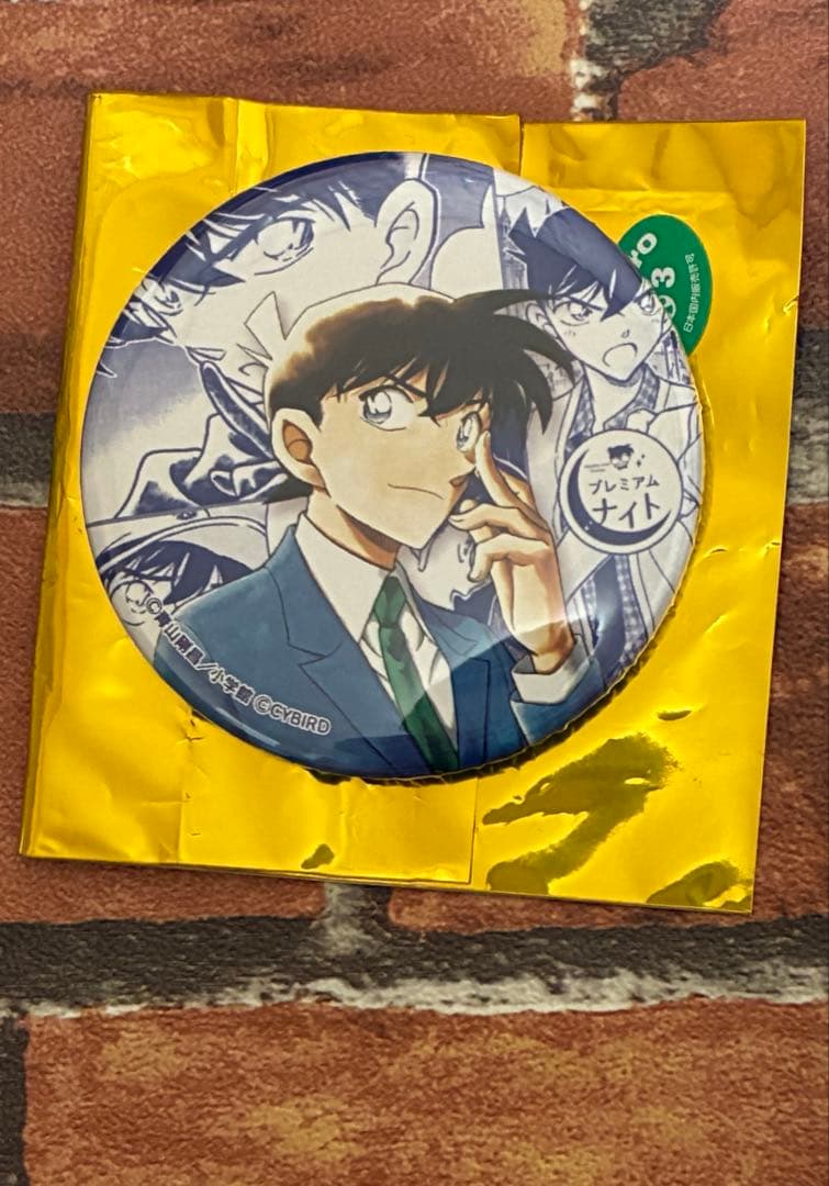 再値下げ　コナン　工藤新一　プレミアムナイト　缶バッジ　ポストカード　ブロマイド