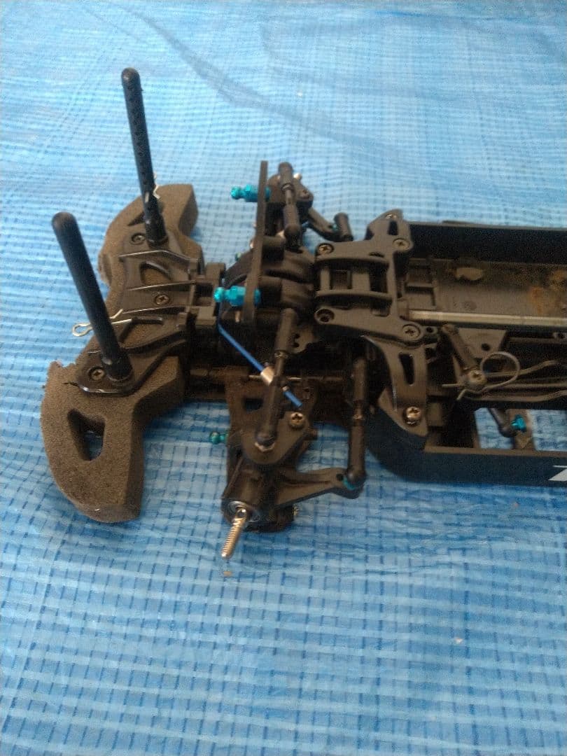 TAMIYA　タミヤ　TB-02　シルビア　S15　ボディ　シャーシ　中古品