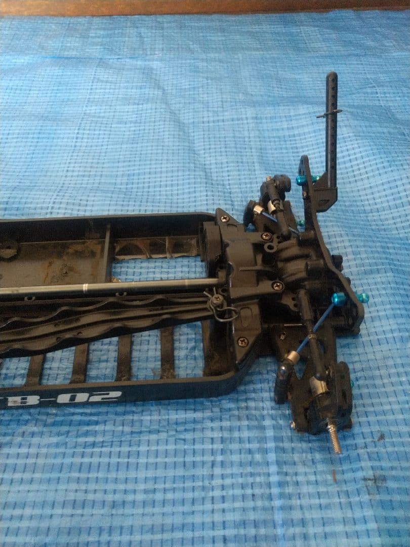 TAMIYA　タミヤ　TB-02　シルビア　S15　ボディ　シャーシ　中古品