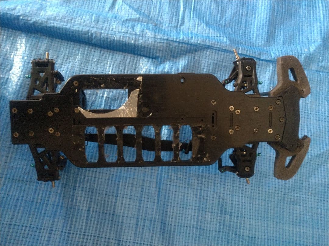 TAMIYA　タミヤ　TB-02　シルビア　S15　ボディ　シャーシ　中古品