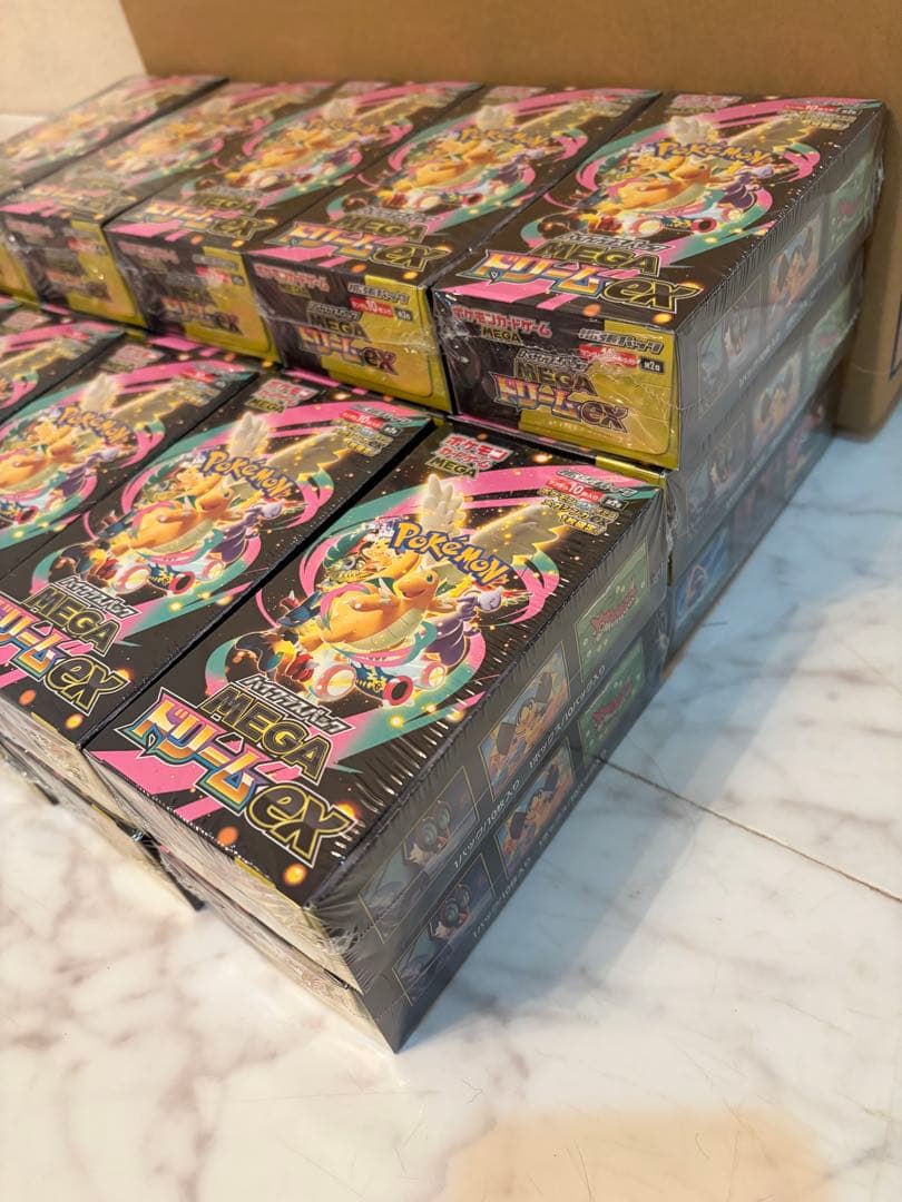 ポケモンカードMEGAドリームex 25BOX 新品未開封　シュリンク付き