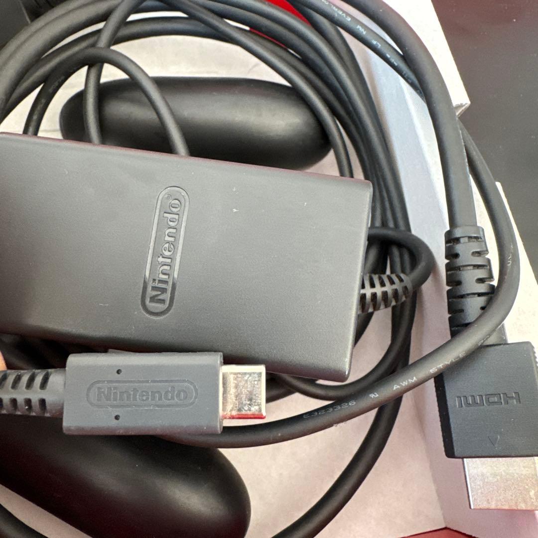 任天堂switch「有機EL」 青・赤 カセット・ジョイコンストラップ付