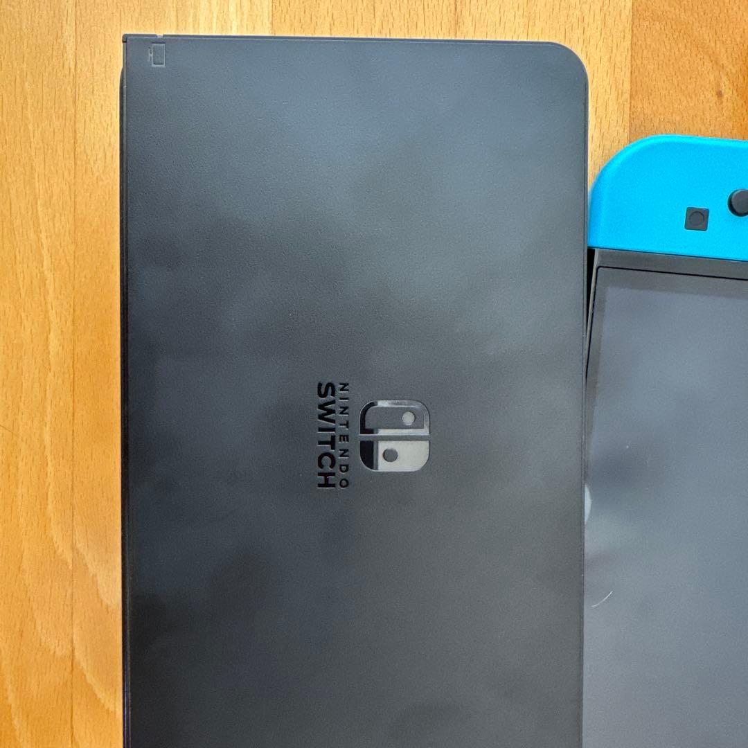 任天堂switch「有機EL」 青・赤 カセット・ジョイコンストラップ付