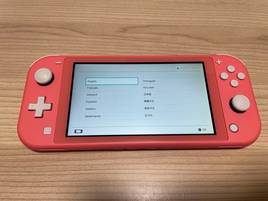 Nintendo Switch Lite コーラル 本体&充電器
