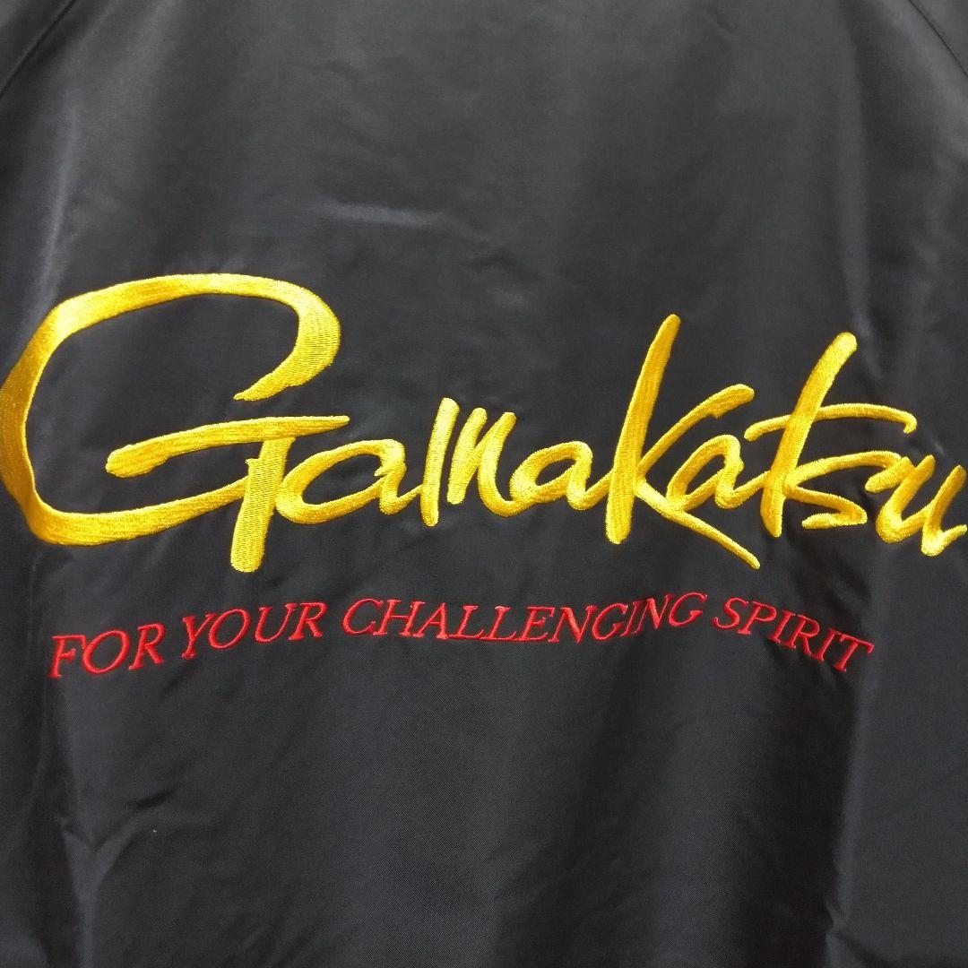 美品 Gamakatsu フルジップフィッシングジャケット 黒 Lサイズ