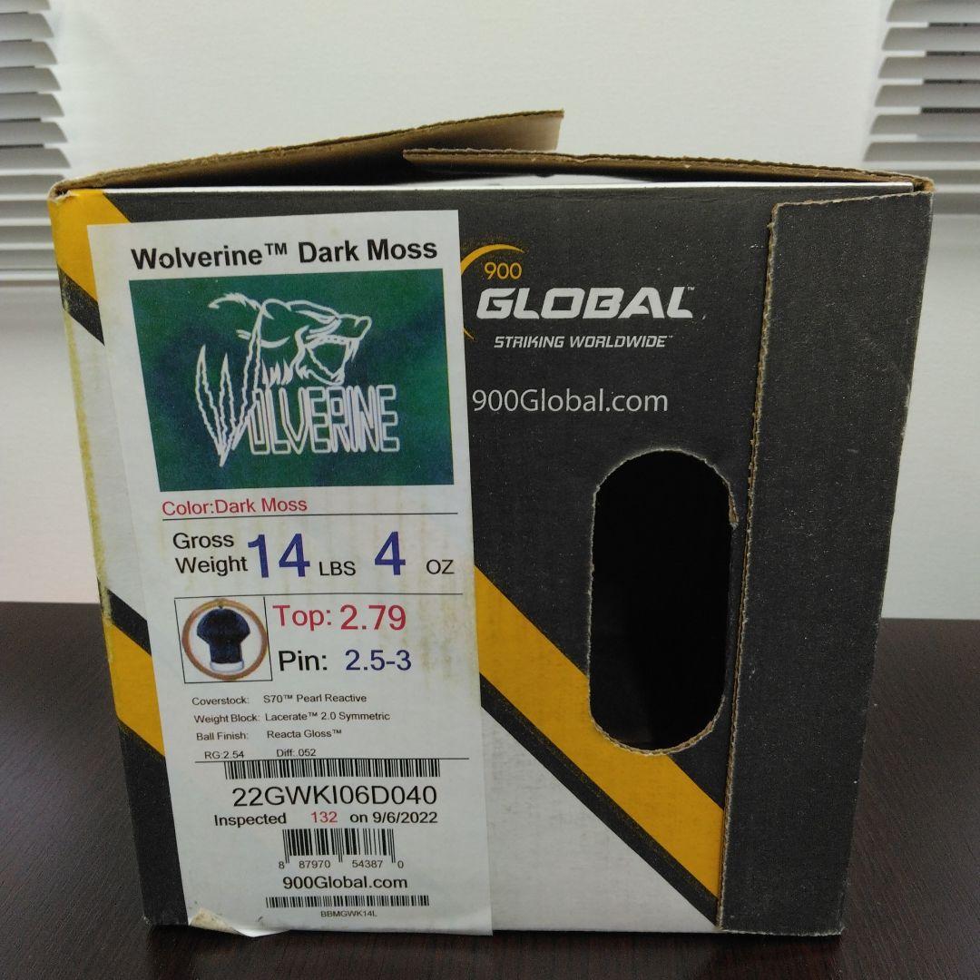 Wolverine S70 ボウリングボール 14p4ozです。
