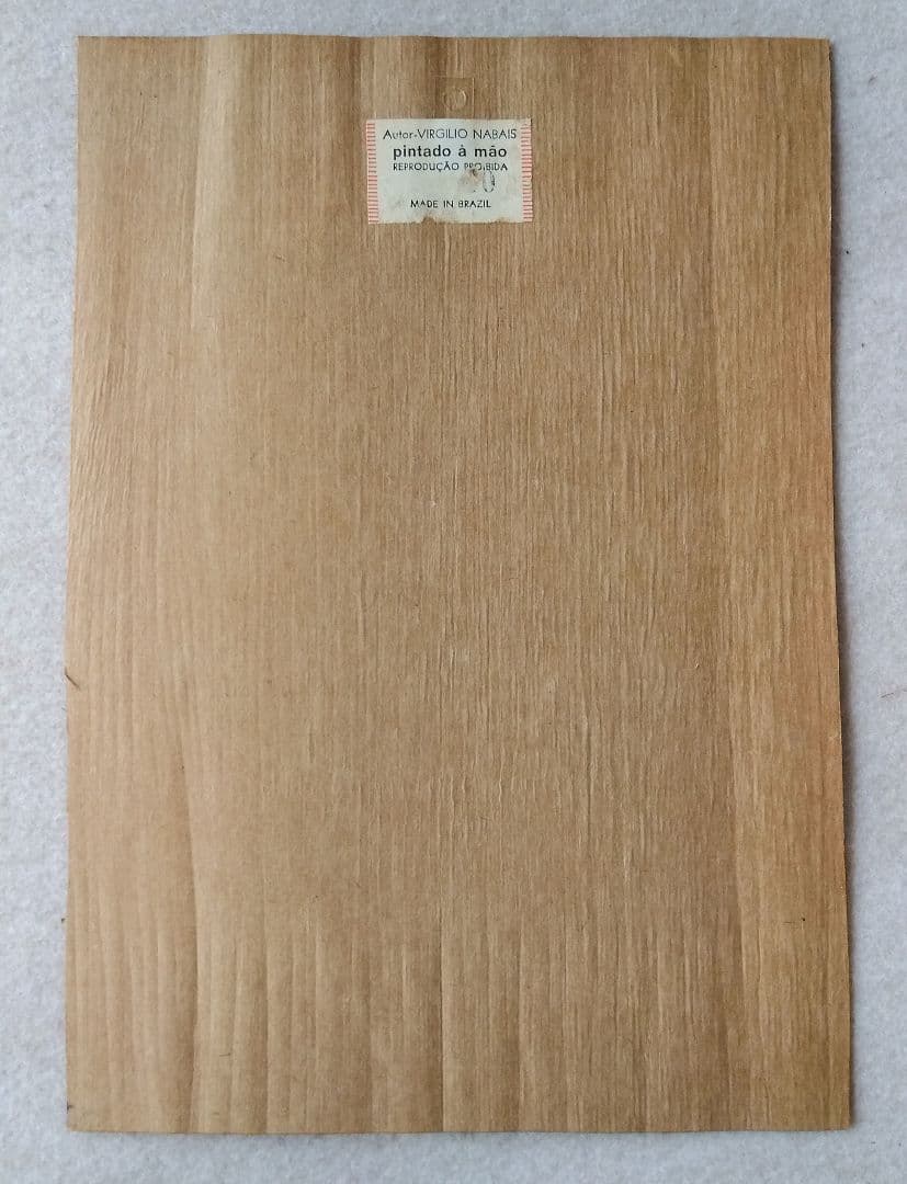 ヴィルジリオ•ナバイス　Virgilio Nabais　手書き　ブラジル芸術家