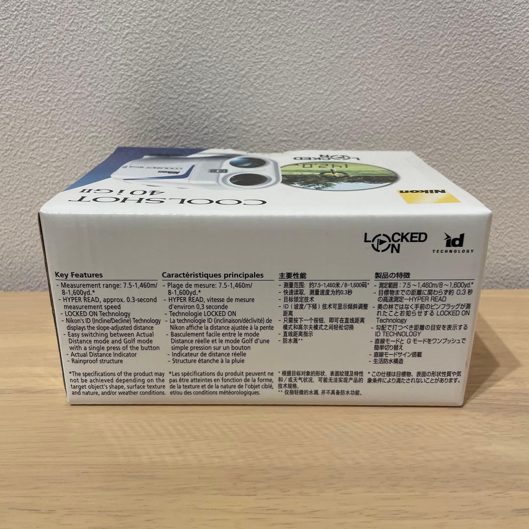 【新品未開封品】Nikon COOLSHOT 40i GII ゴルフ用距離計