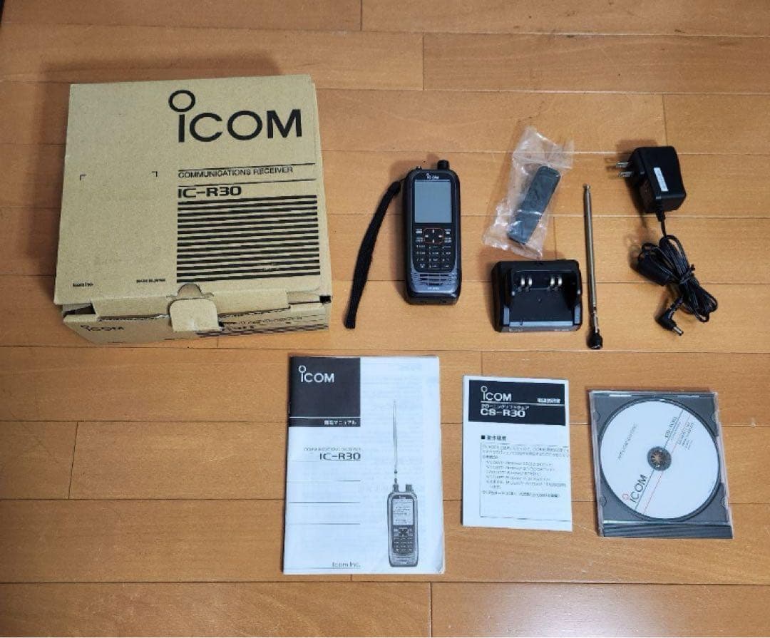 【希少】受信改造済ICOM アイコム IC-R30(CS-R30セットプレミアム
