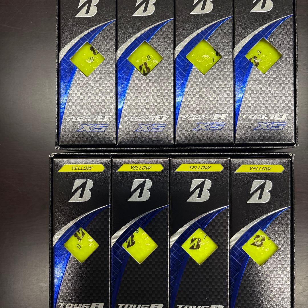 ブリヂストン TOUR B XS イエロー 2ダース